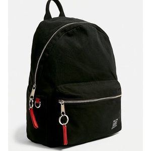 Urban Outfitters Black Canvas Backpack